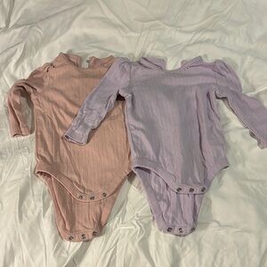GAP Pink and Lavender Kids Bodysuits